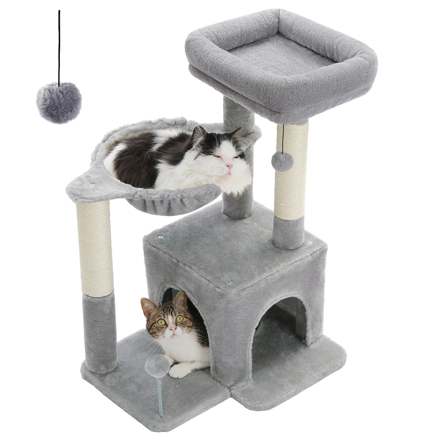 H75CM Small Cat Tree Condo Tower