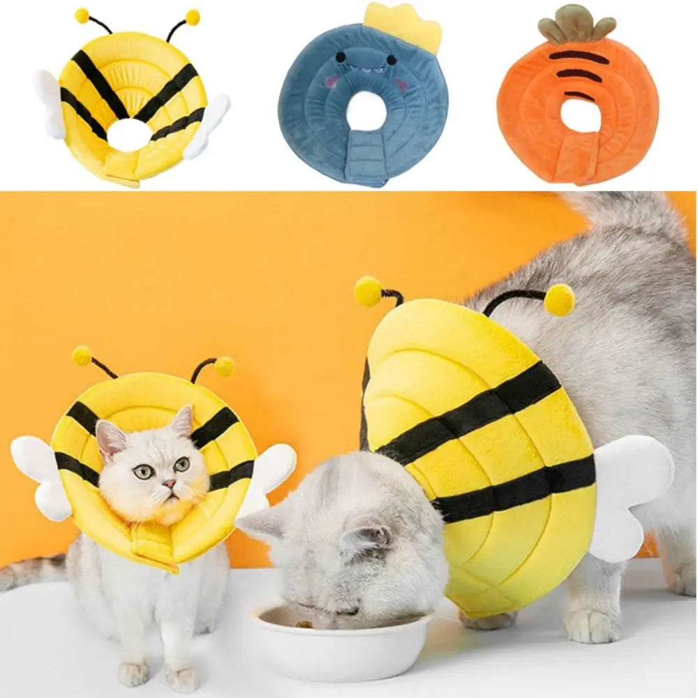 Soft Bee Shape Cat Recovery Collar