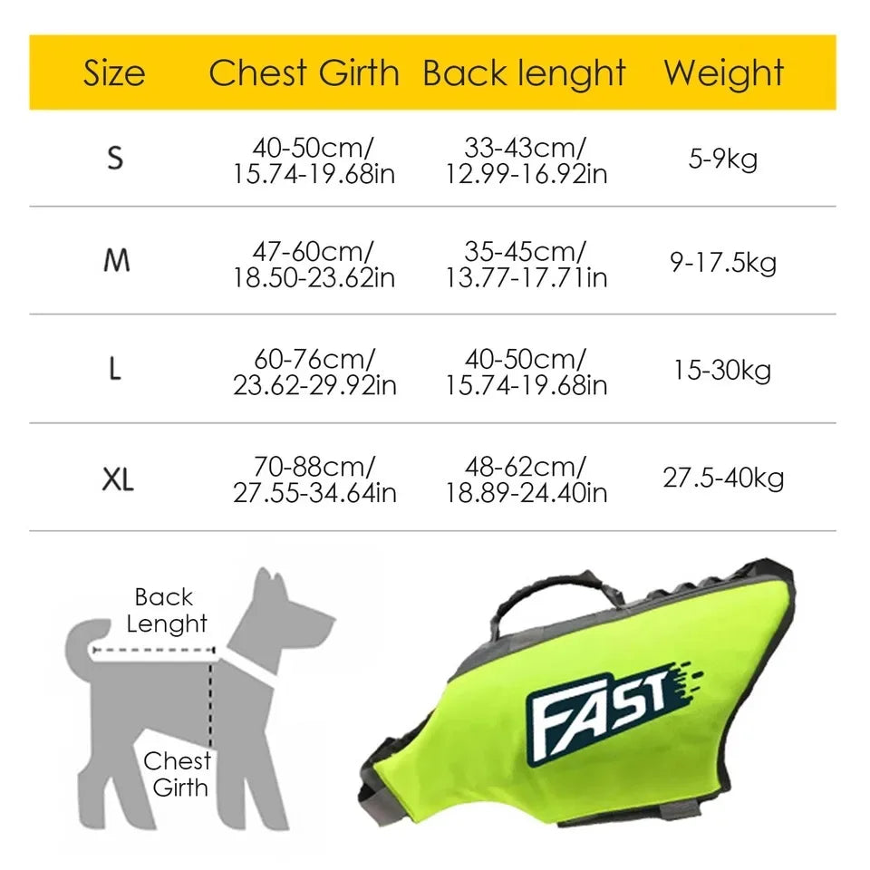 Pet Swimming Life Jacket Safety Vest for Dog