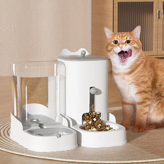 3.2L Large Capacity Pet Cat Automatic Food Water Dispenser