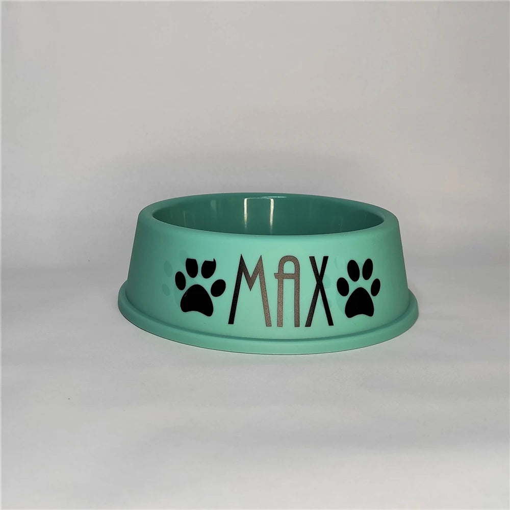 Personalized Printed Dog Food Bowl Plastic