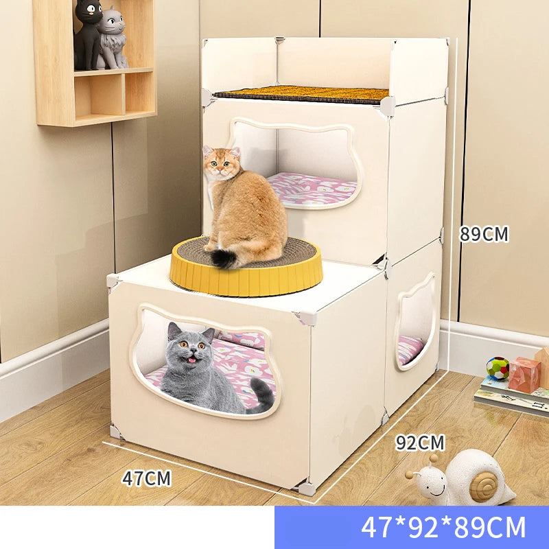 Cat Bed Detachable Cat Hiding House