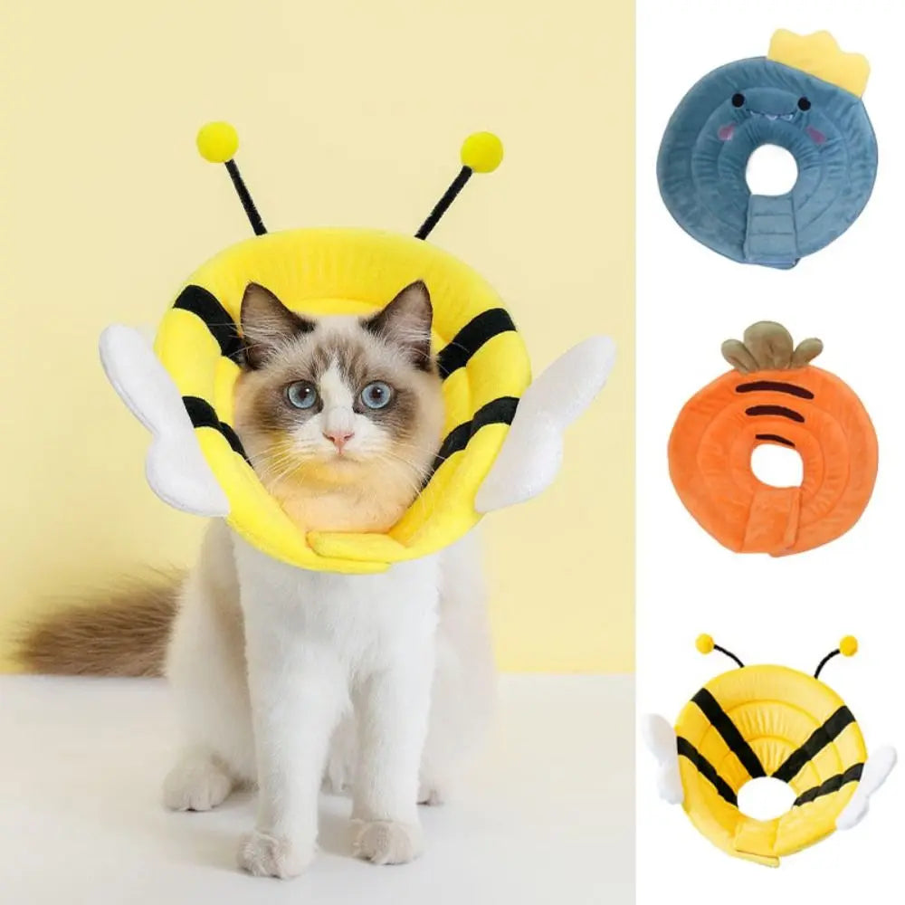 Soft Bee Shape Cat Recovery Collar