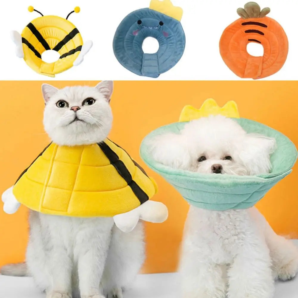 Soft Bee Shape Cat Recovery Collar