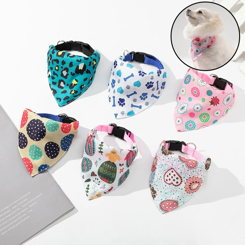 Adjustable Pet Scarf Saliva Towel