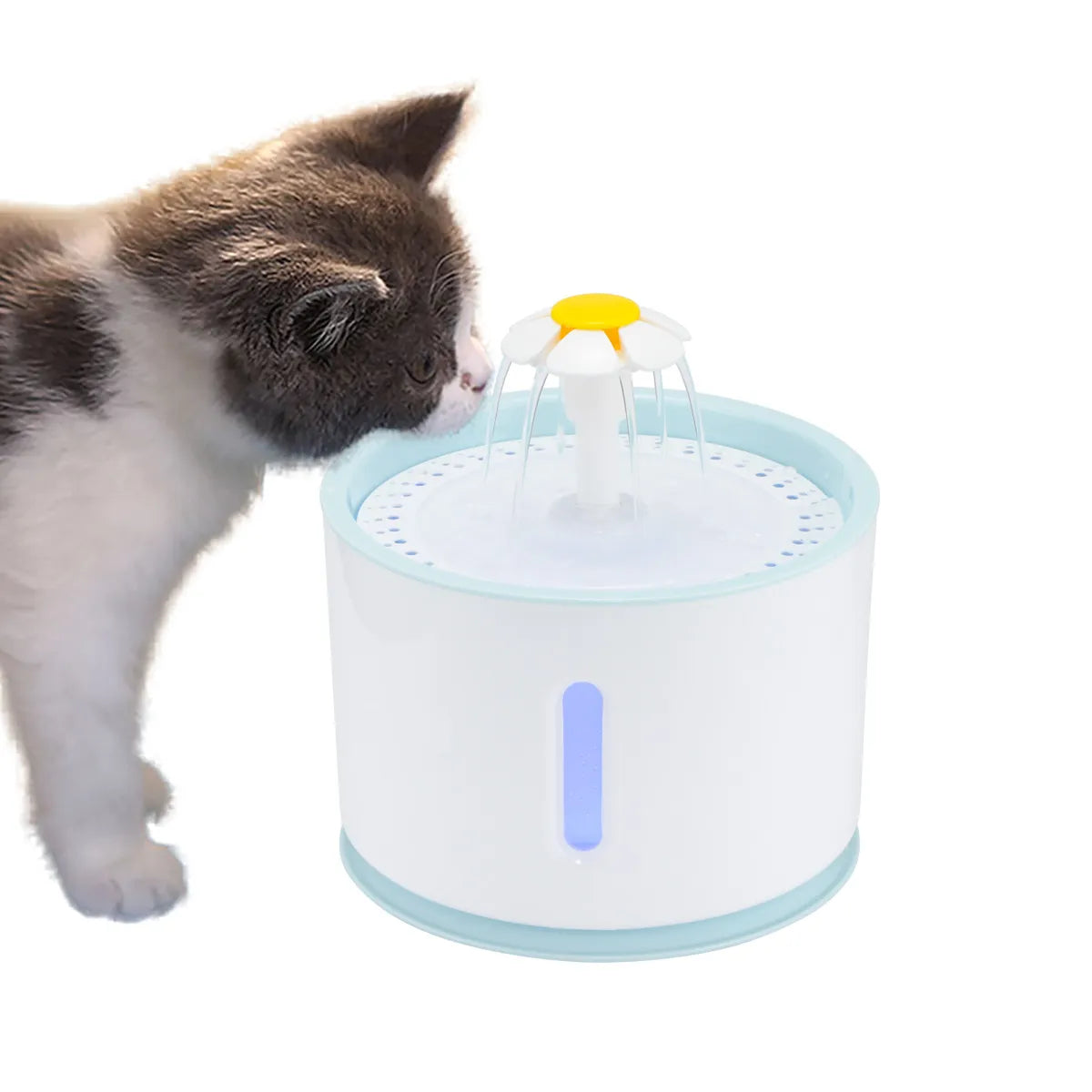 2.4L Automatic Pet Cat Water Fountain With LED Electric USB